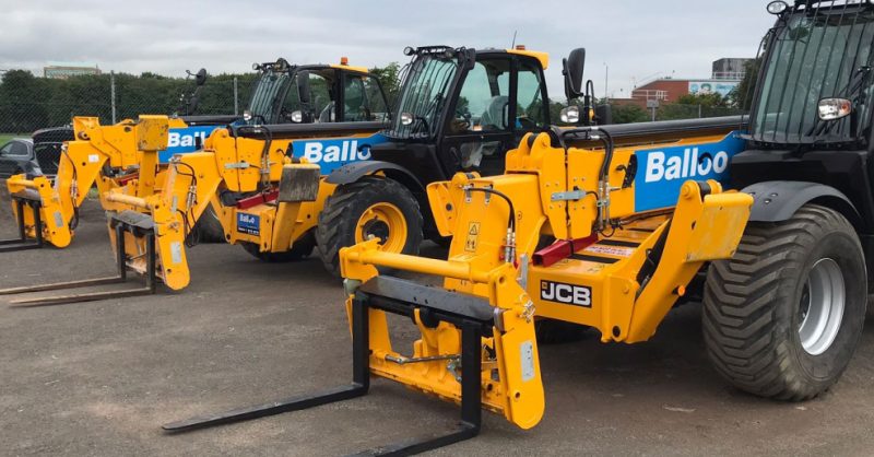 Yellow Balloo Hire telehandlers